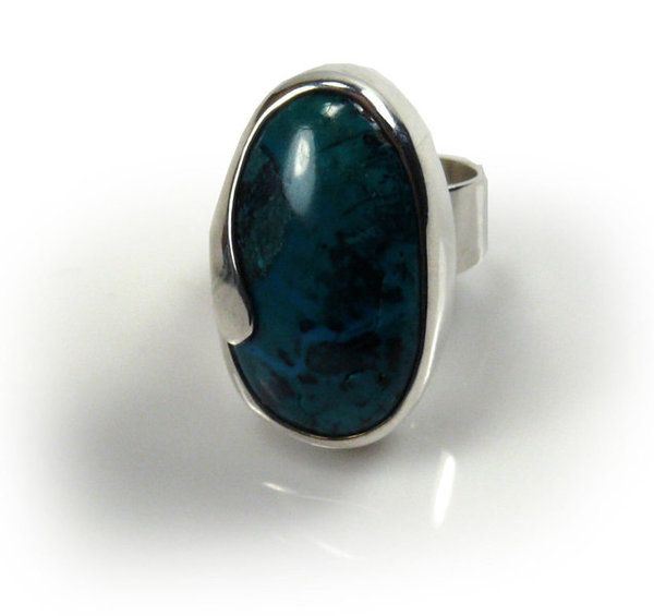Malachit-Azurit Ring